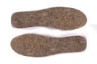 Natural Wool 100% FELT INSOLES FOR SHOES WOMEN & MEN ANY SIZES, Free shipping
