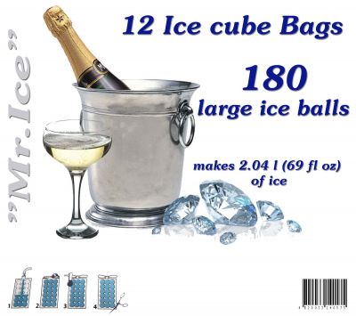 Пакетики для производства льда. 12 шт. по 15 шариков в каждой. Бесплатная доставка.